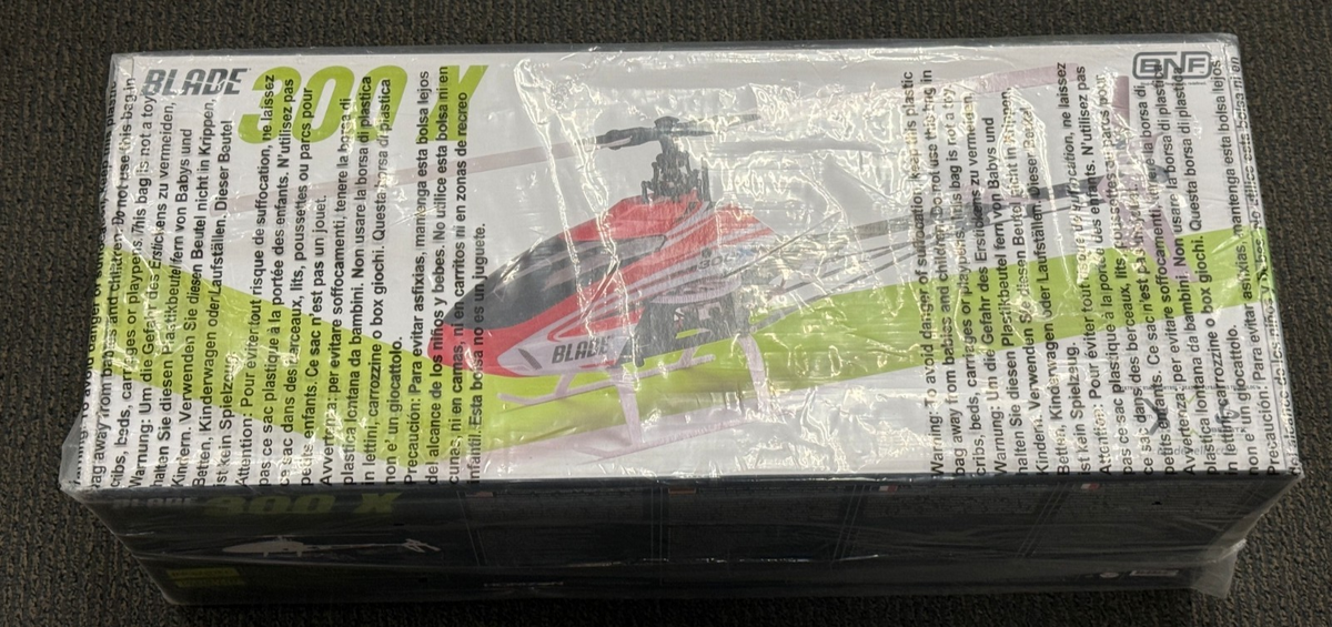 New Blade 300 X Flybarless RC Helicopter BNF BLH4580 Spektrum AR7200BX BeastX