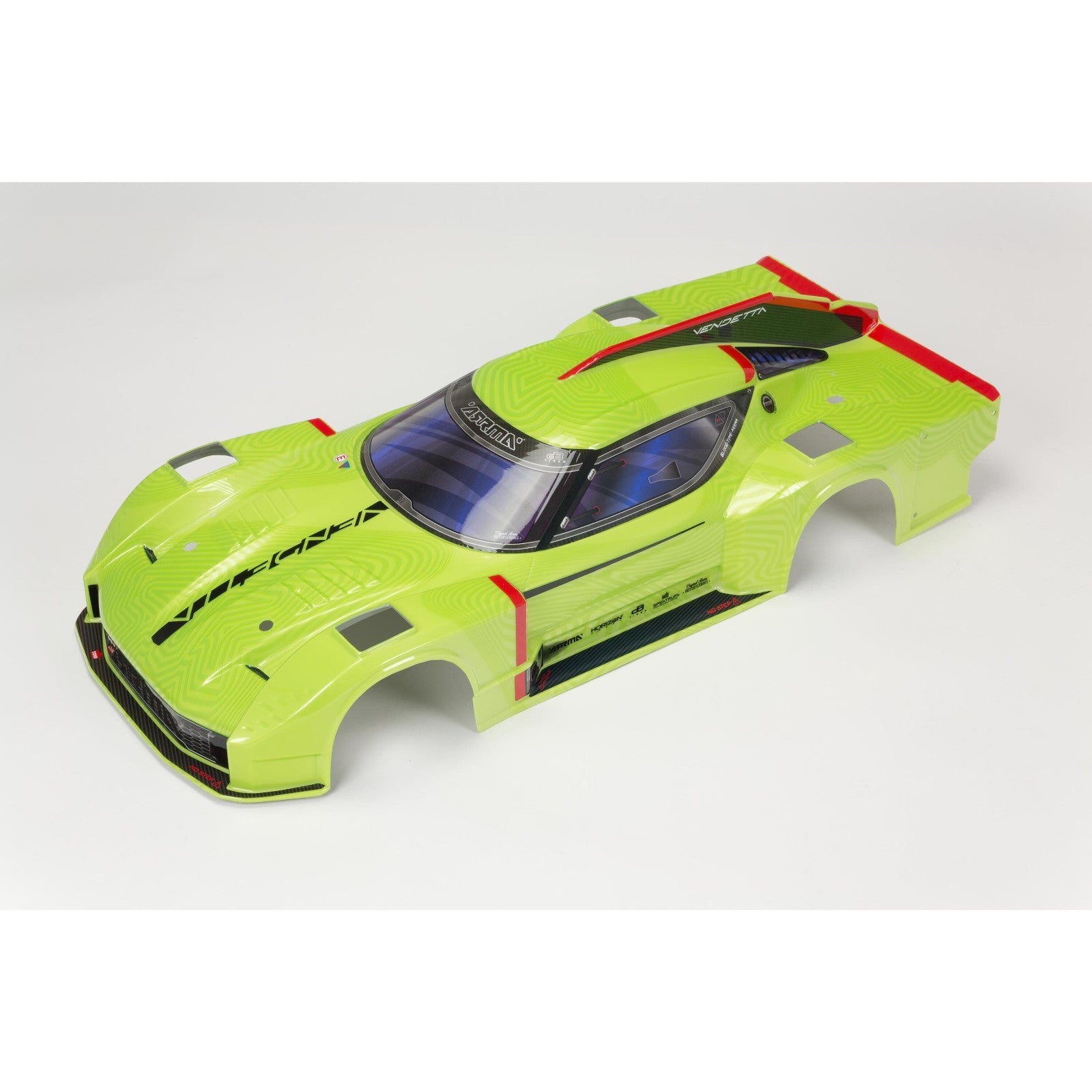 ARRMA VENDETTA 4X4 BLX Finished Body Green ARA414003 Car/Truck  Bodies wings