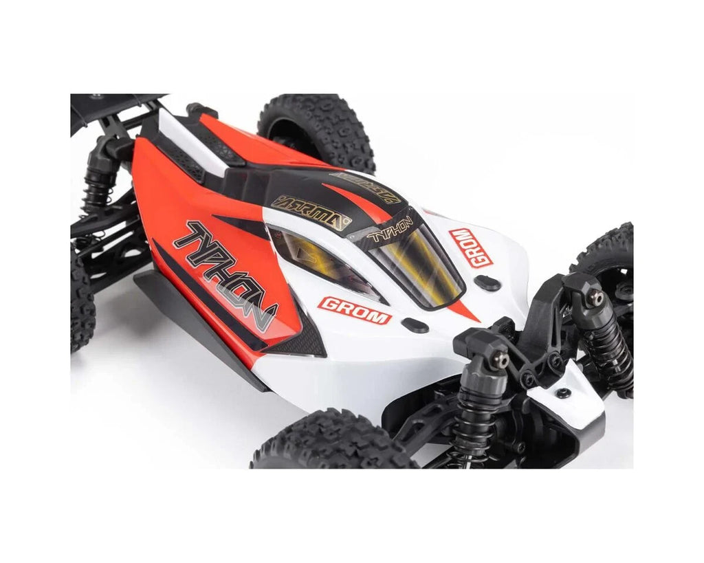 Arrma Typhon Grom MEGA 4WD 380 Brushed 1/18 Buggy RTR Red ARA2106T1