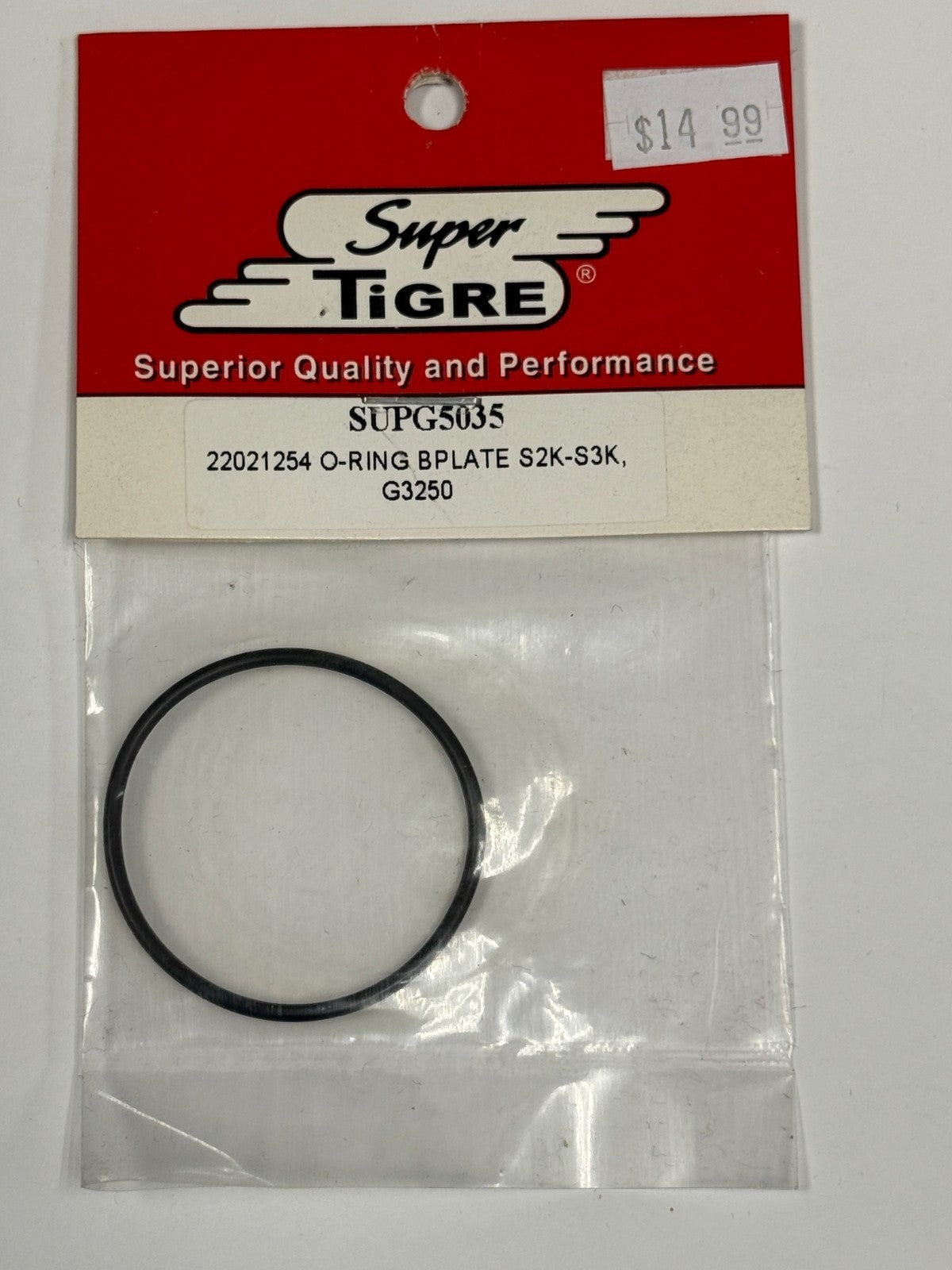 Super Tigre 2000 3000 Backplate ORing O-Ring SUPG5035 22021254