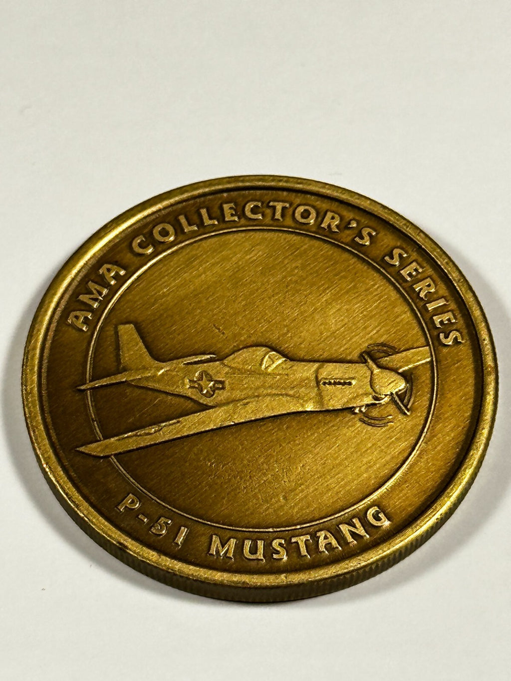 Collectible AMA Academy of Model Aeronautics P-51 P51 Mustang RC Airplane Coin