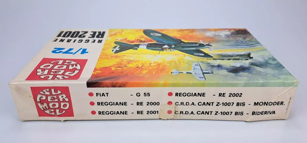 90. MISB Super Model No. 10-003 1/72 Reggiane RE 2001 Airplane Model Kit