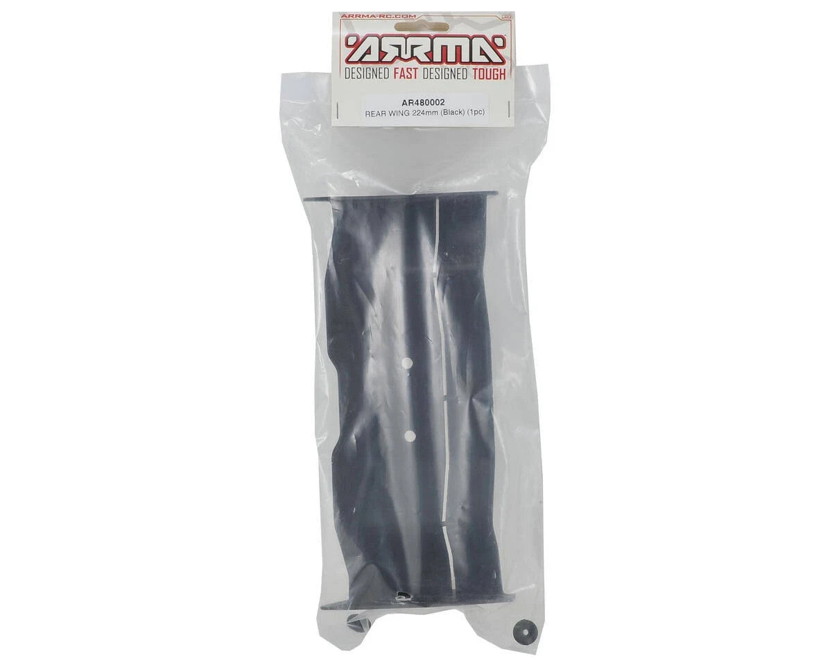 ARRMA Wing 224mm Rear Black, ARAC9652 AR480002 48002 : Kraton 6S