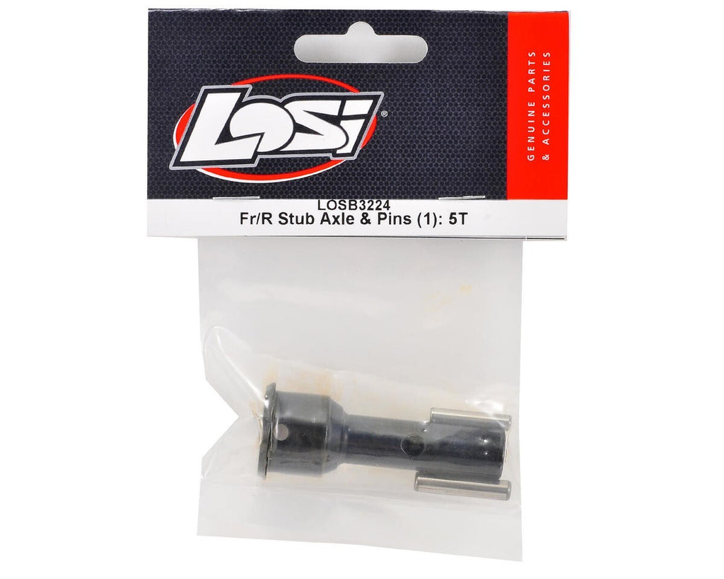 Team Losi Front/Rear Stub Axle & Pin Set LOSB3224 : 5T Mini WRC
