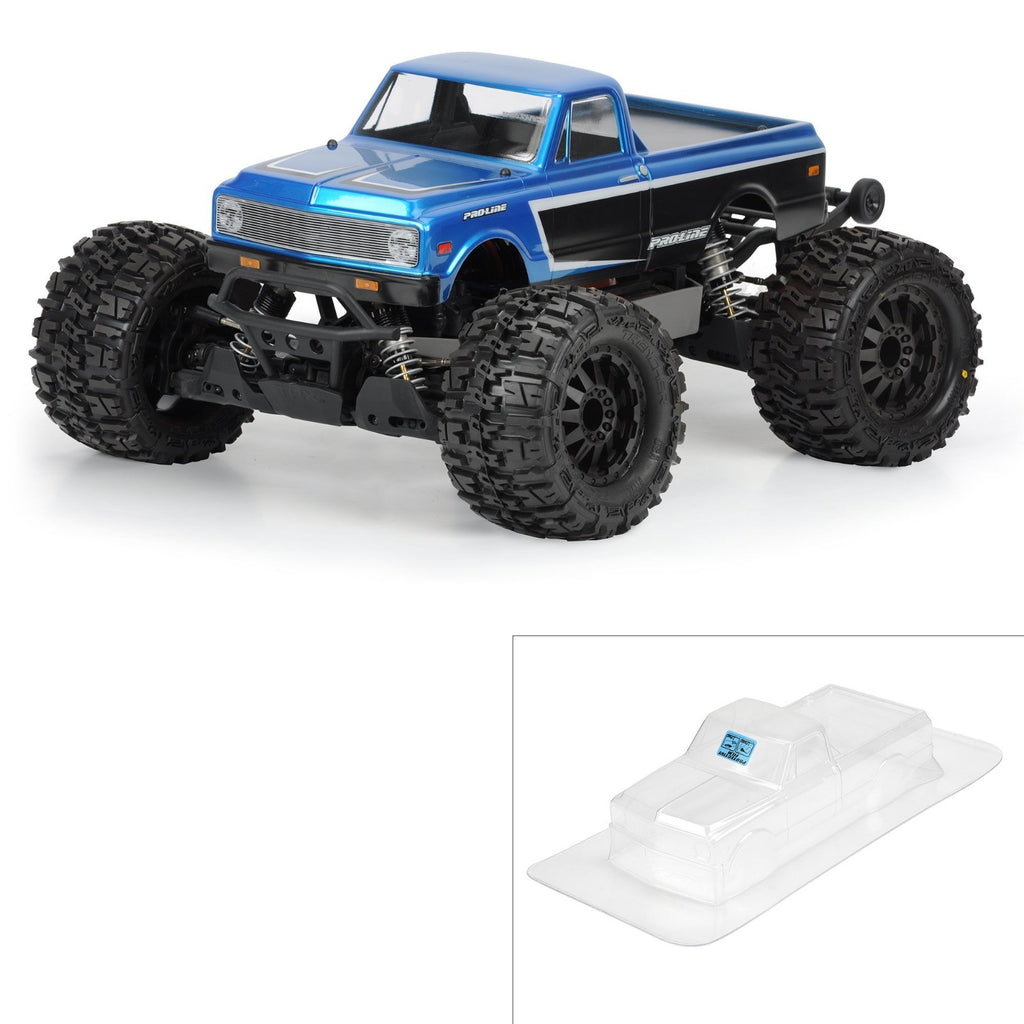 Proline 1/10 Scale 1972 Chevy C-10 C10 Clear Body: Stampede & Granite PRO325100