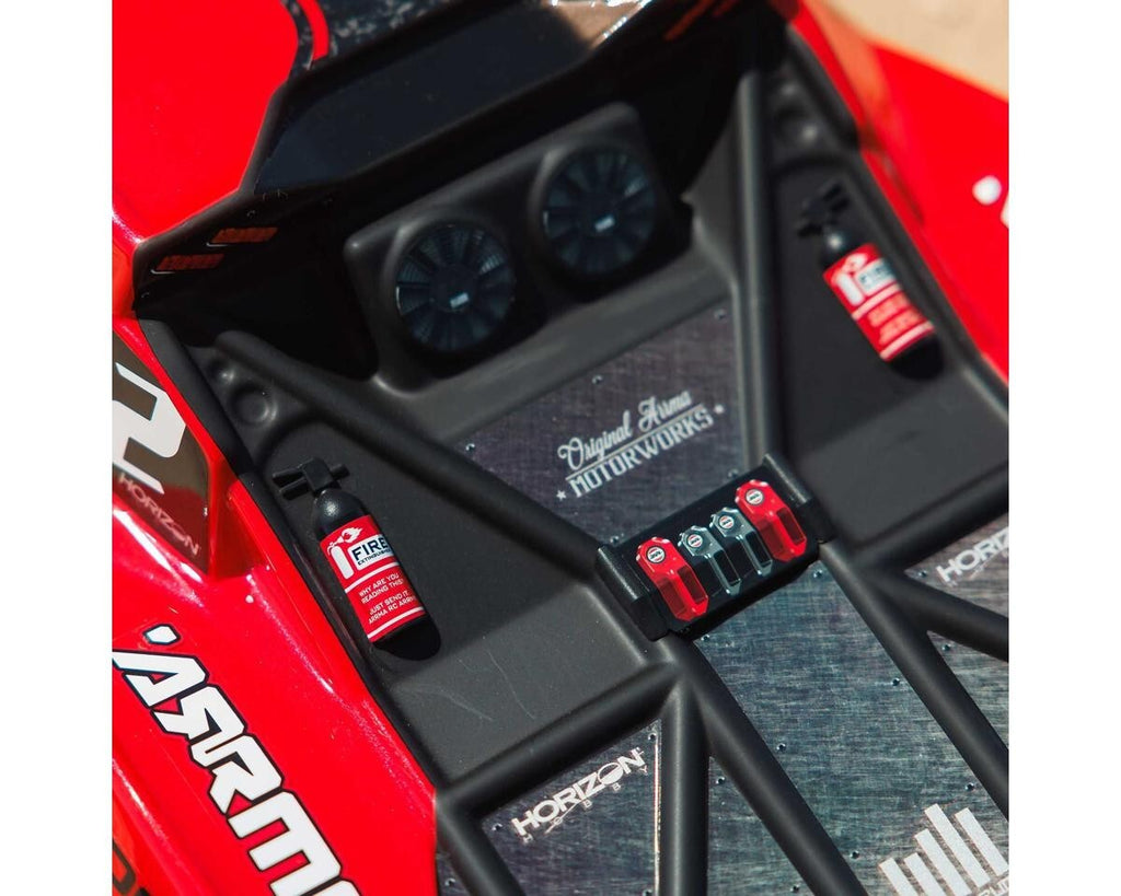 Arrma Fury 2WD MEGA 550 RTR Brushed 1/10 Off-Road Short Course Truck (Red) w/SLT
