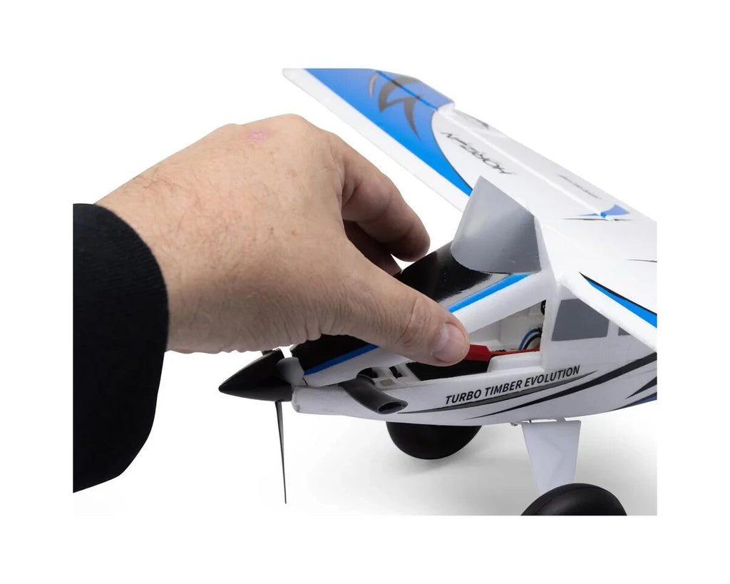 E-flite EFlite UMX Turbo Timber Evolution BNF Basic Electric Airplane EFLU8950