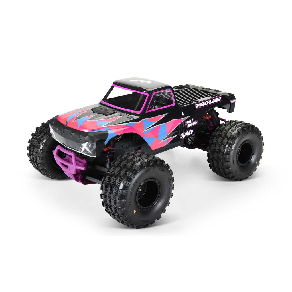 ProLine Dirt Hawg 2.0 F/R 2.6" MT Tires Stock Wheel For ARRMA QUAKE PRO1033910