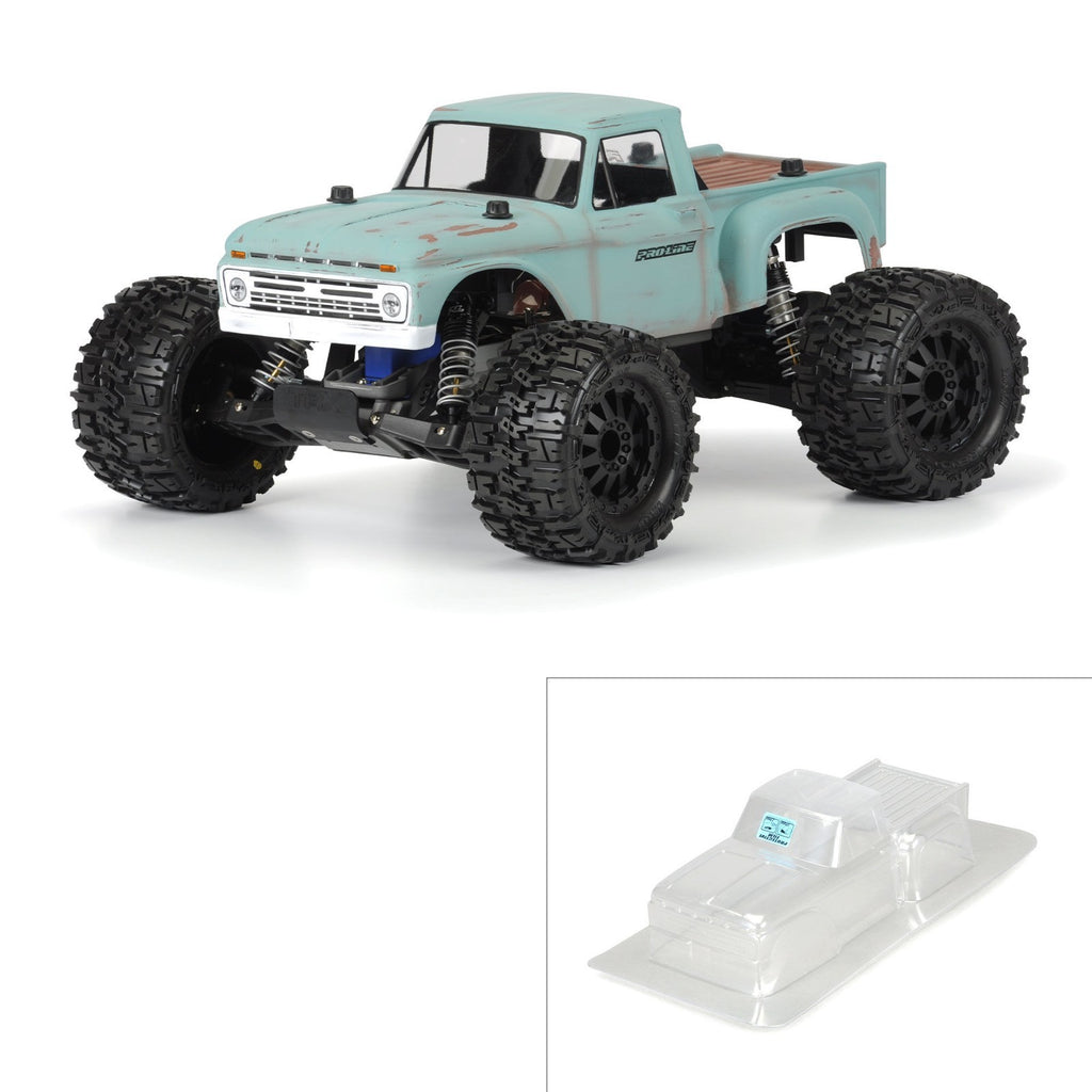 NEW Pro-Line 1966 Ford F-100 Clear Body for Traxxas Stampede 2WD 4x4 3412-00