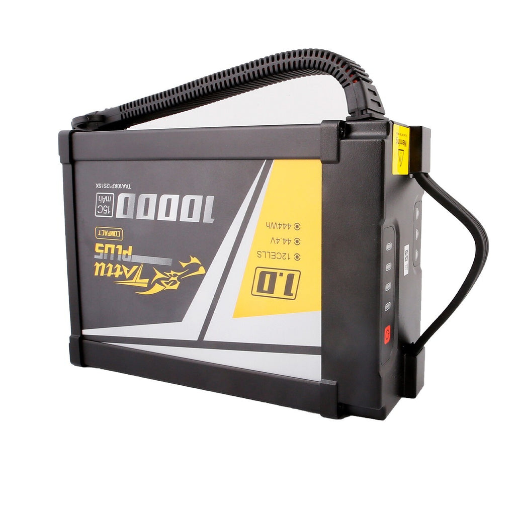 Tattu Plus 1.0 Compact Version 10000mAh 44.4V 15C 12S Lipo Smart Battery Pack