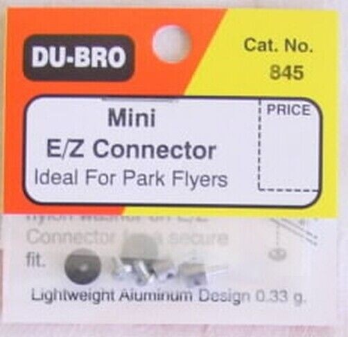 DuBro 845 RC Remote Control Model Airplane Mini EZ E/Z Connector (2) [DUB845]