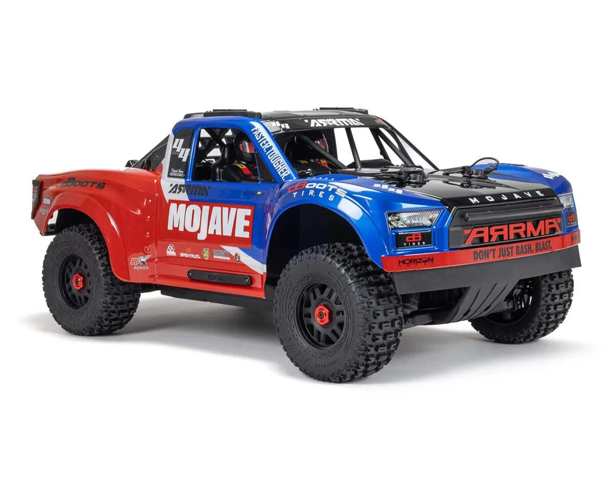 Arrma Mojave 4S BLX Brushless 1/8 4WD RTR Electric Desert Truck (Blue/Red)