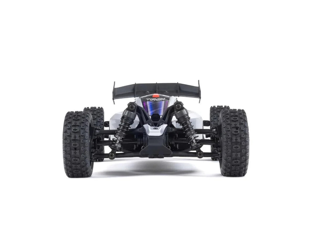 Arrma Typhon Grom MEGA 4WD 380 Brushed 1/18 Buggy RTR Blue/Silver ARA2106T1