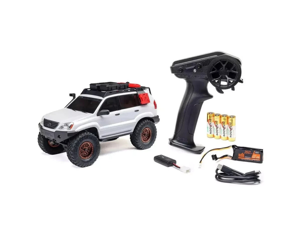 Axial SCX24 Lexus GX 470 1/24 4WD RTR Scale Mini Crawler White AXI1532T1