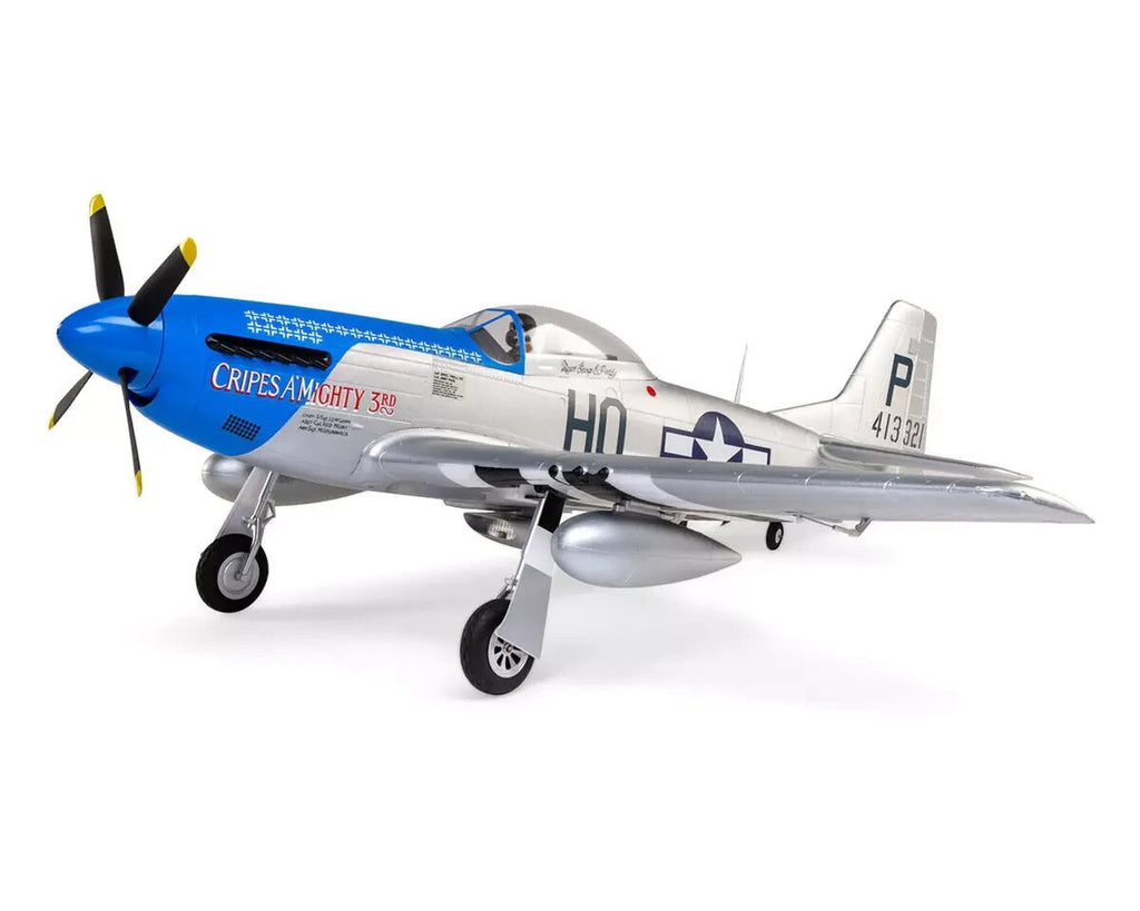 E-flite P-51D P51 Mustang PNP Plug in Play Electric RC Remote Control Airplane