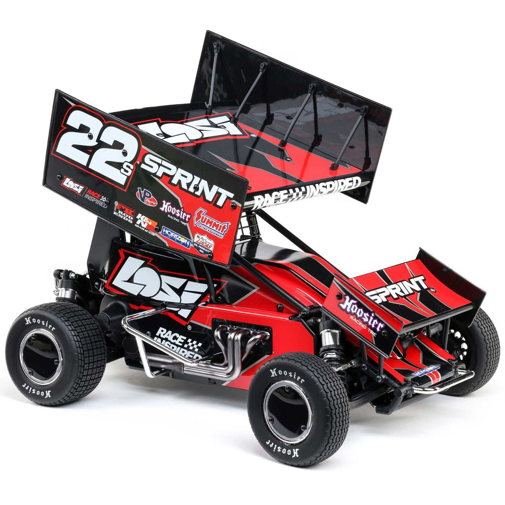 Losi 1/10 22S Sprint 2WD Brushless RTR With Battery & Charger, Red LOS-2359