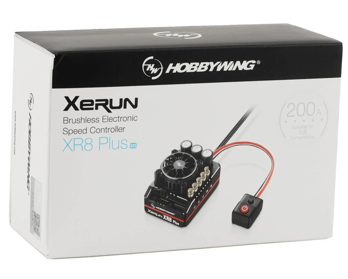 Hobbywing Xerun XR8 Plus G2S 1/8 Competition Sensored Brushless ESC HWA30113304