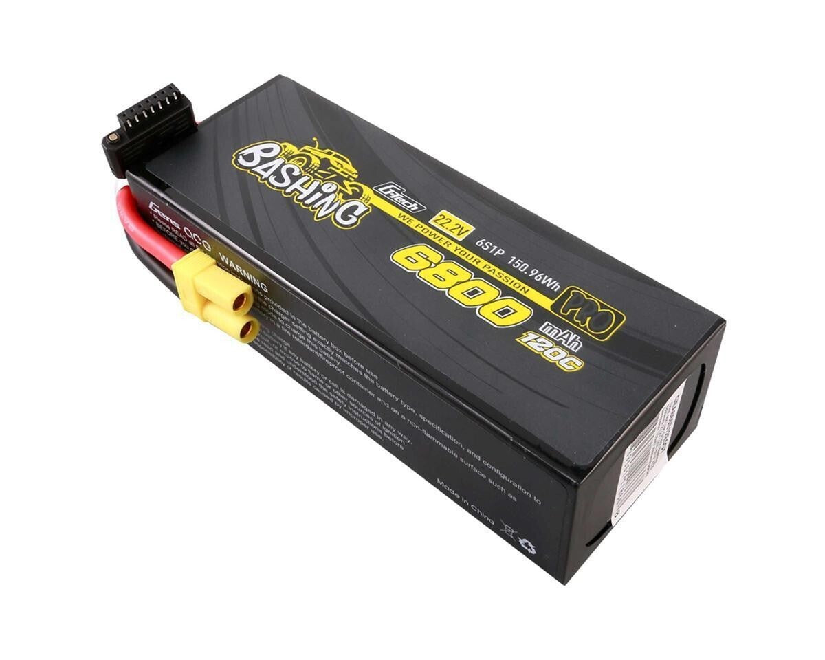 Gens Ace G-Tech Smart 6S EC5 6800mah Bashing Series Hardcase LiPo Battery 120C