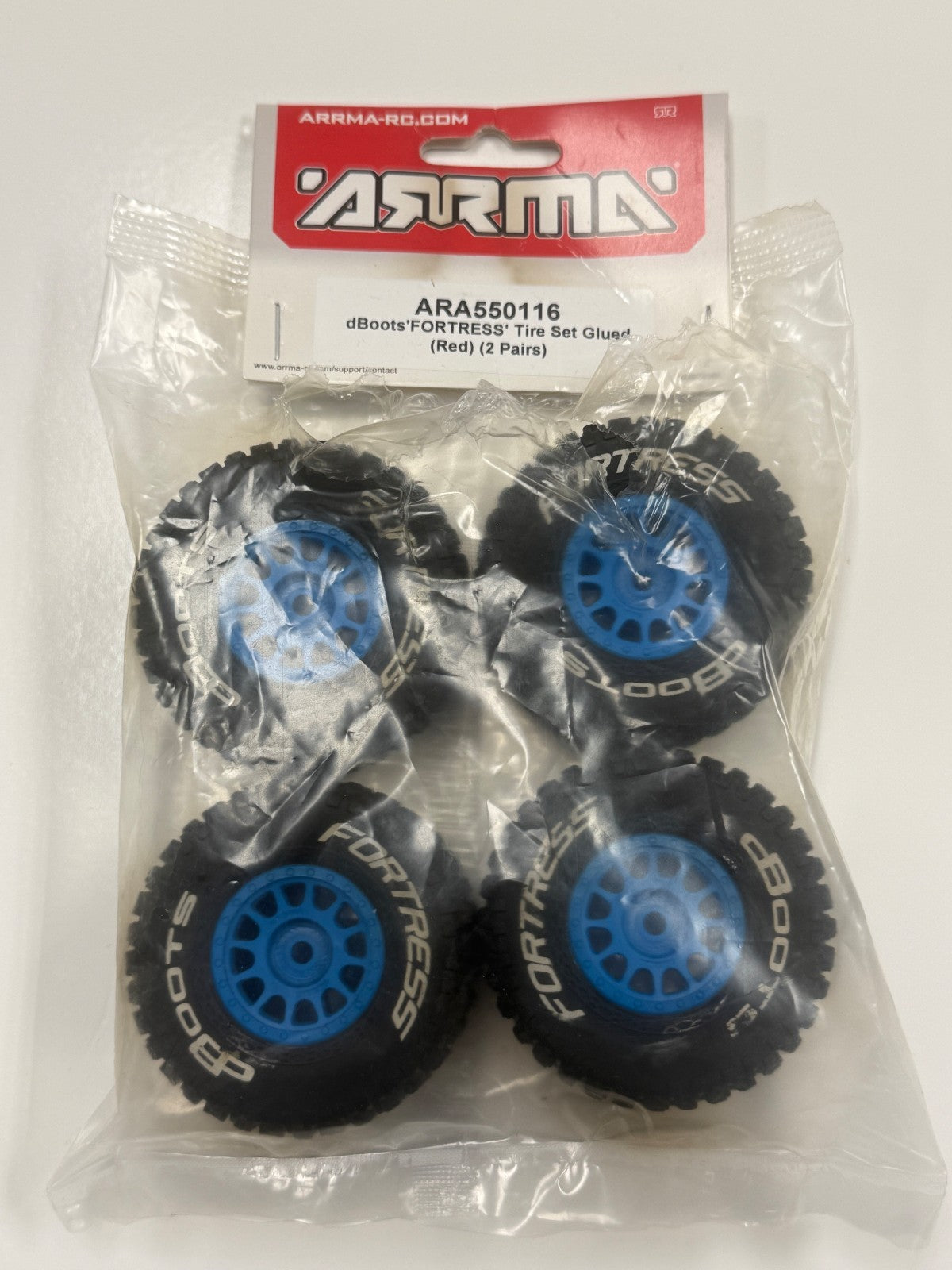 Excellent Set of Four Stock Arrma Grom BLX Mojave Rims and Tires