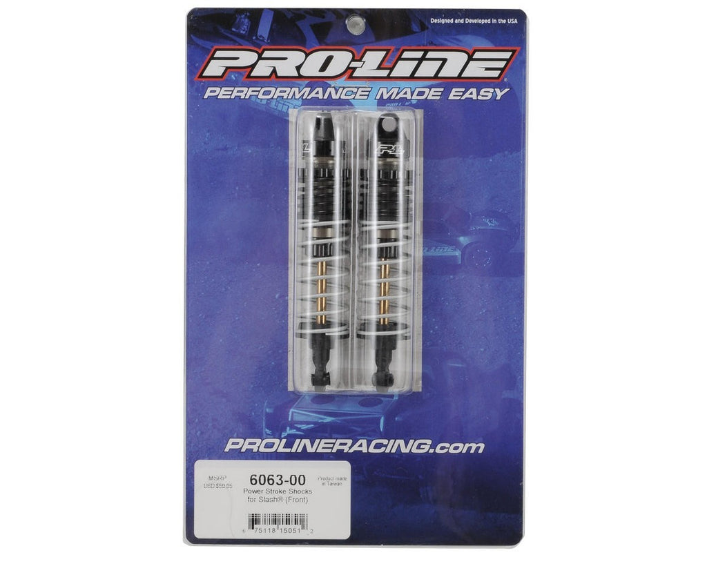 ProLine PowerStroke Front Shocks for Traxxas Slash (2) PRO606300 606300