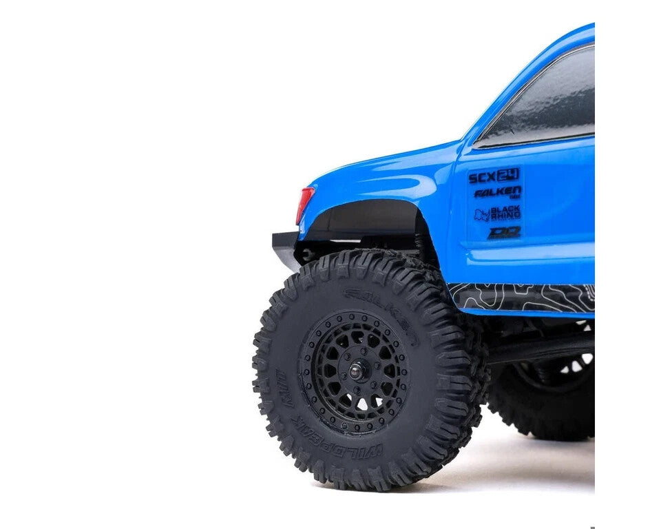 Axial SCX24 Base Camp 1/24 4WD RTR Scale Mini Rock Crawler Blue AXI-1219T2