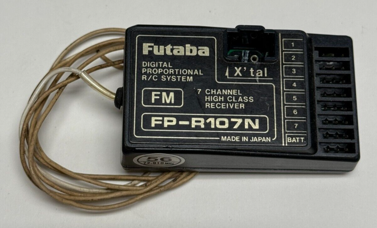 Futaba FP-R107N 107N FP107N 72mhz FM RC Remote Control Airplane Receiver RX