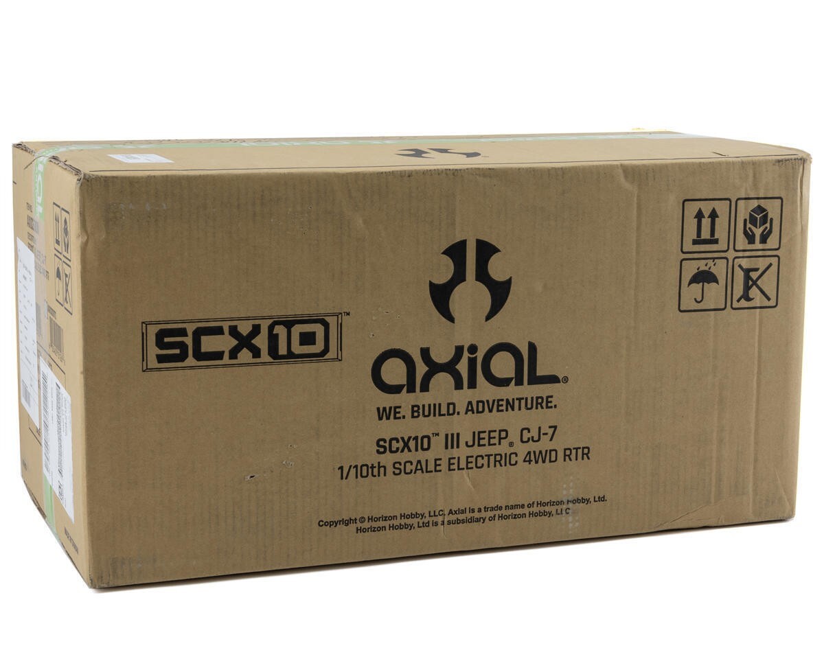 Axial SCX10 III Jeep CJ-7 RTR Ready To Run 4WD Rock Crawler (Red) [AXI03008T1]