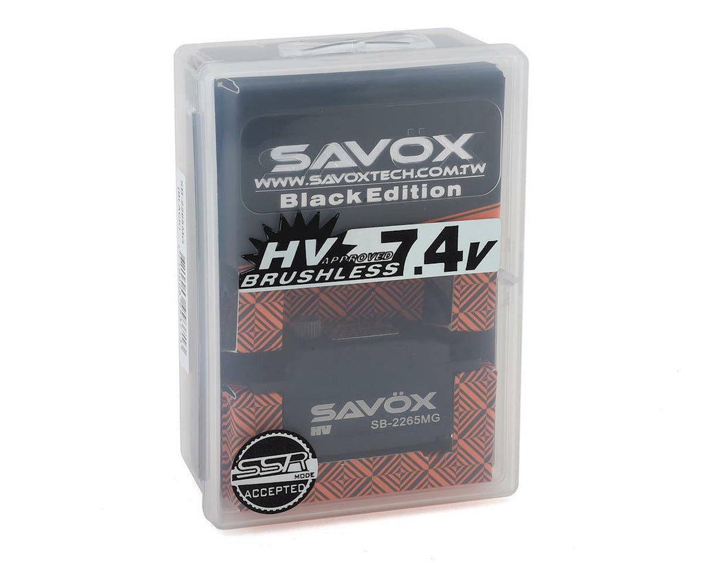Savox SB-2265MG Black Edition Low Profile Brushless Metal Gear MG RC Servo