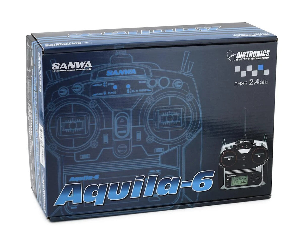 Sanwa Airtronics Aquila-6 2.4GHz 6-Channel FHSS-1 Radio System w/RX-71E Receiver