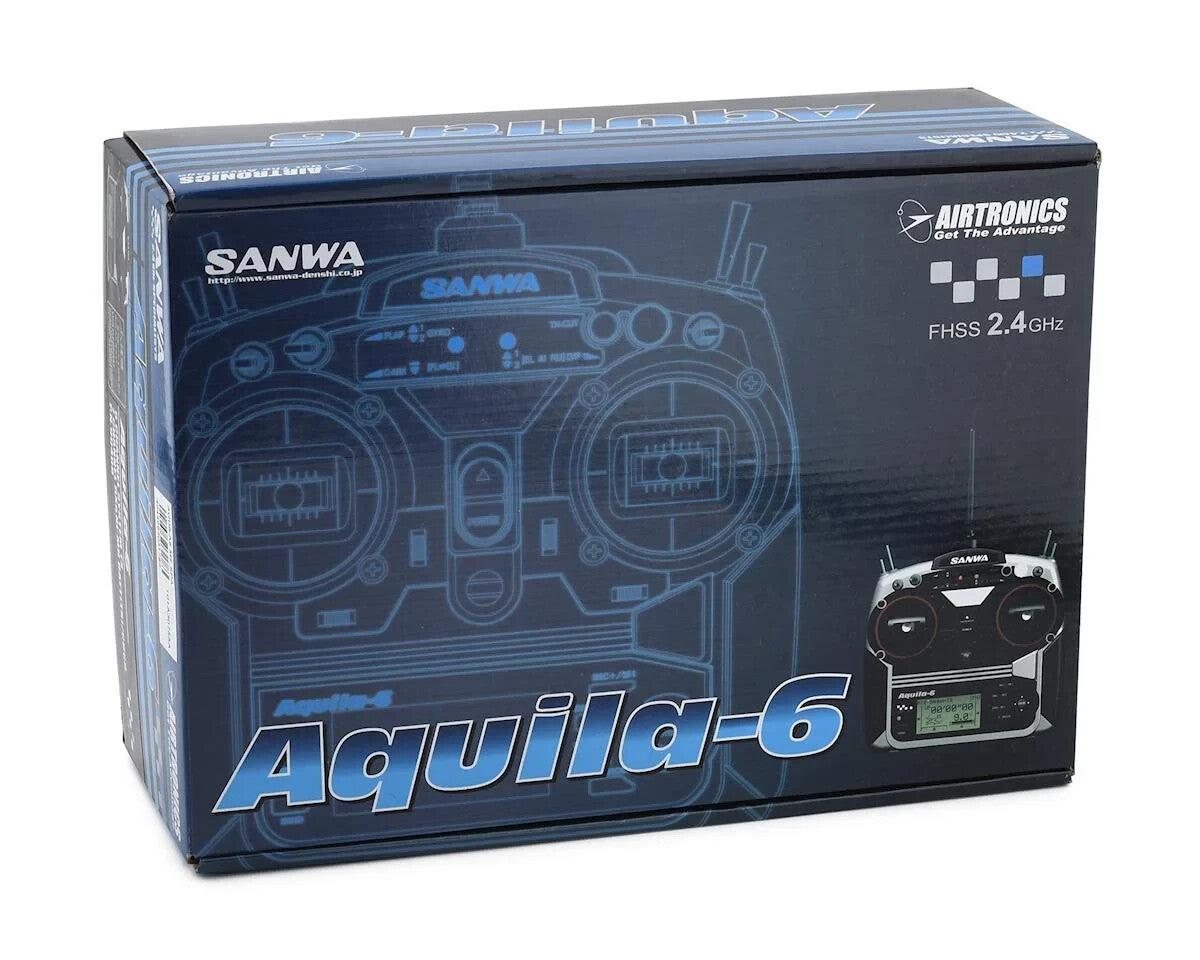 Sanwa Airtronics Aquila-6 2.4GHz 6-Channel FHSS-1 Radio System w/RX-71E Receiver