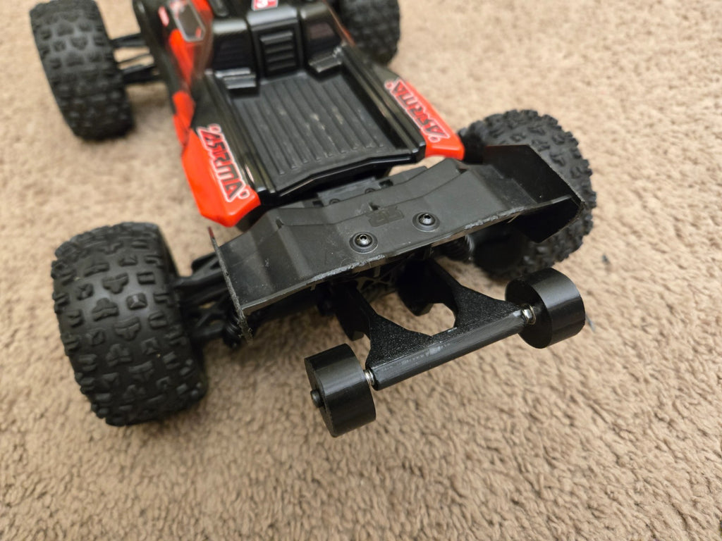 3D Printed Super Tough Wheelie for Mini Kraton Stiff TPU Simple Installation!