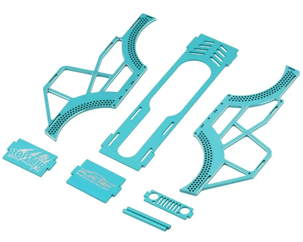 Furitek Raptor Aluminum Frame Kit Blue Aqua Axial SCX24 FRU2109 FUR2109