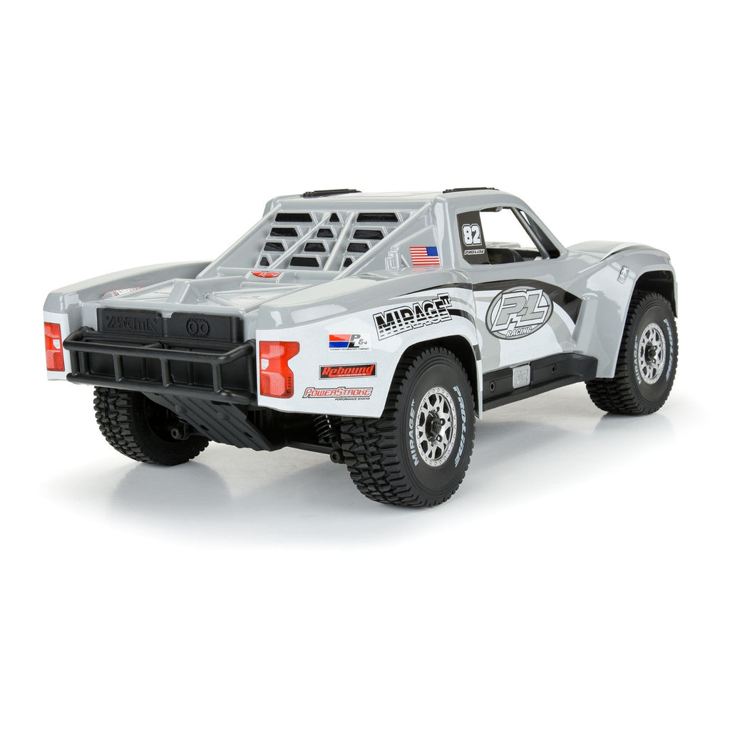 PRO367514 1/16 Scale PreCut 2019 Chevy Silverado Trophy Truck Gray Body : GROM