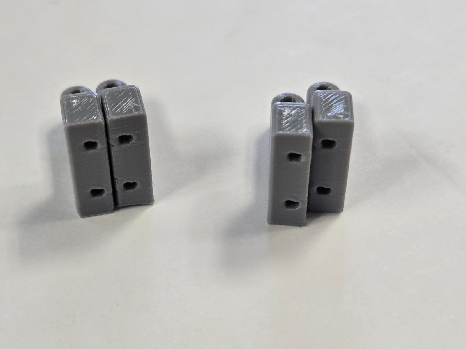 90 degree mounting brackets for standard size RC servos 2 sets
