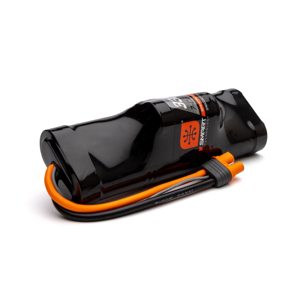 Spektrum 8.4V 3300mAh 7 Cell Smart NiMH Hump RC Car Battery IC3 SPMX33007C3H