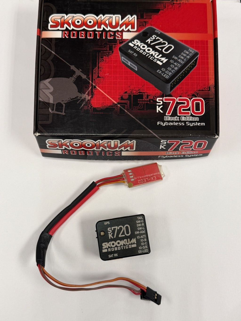 Skookum Robotics SK720 Black Edition Flybarless System RC Helicopter FBL