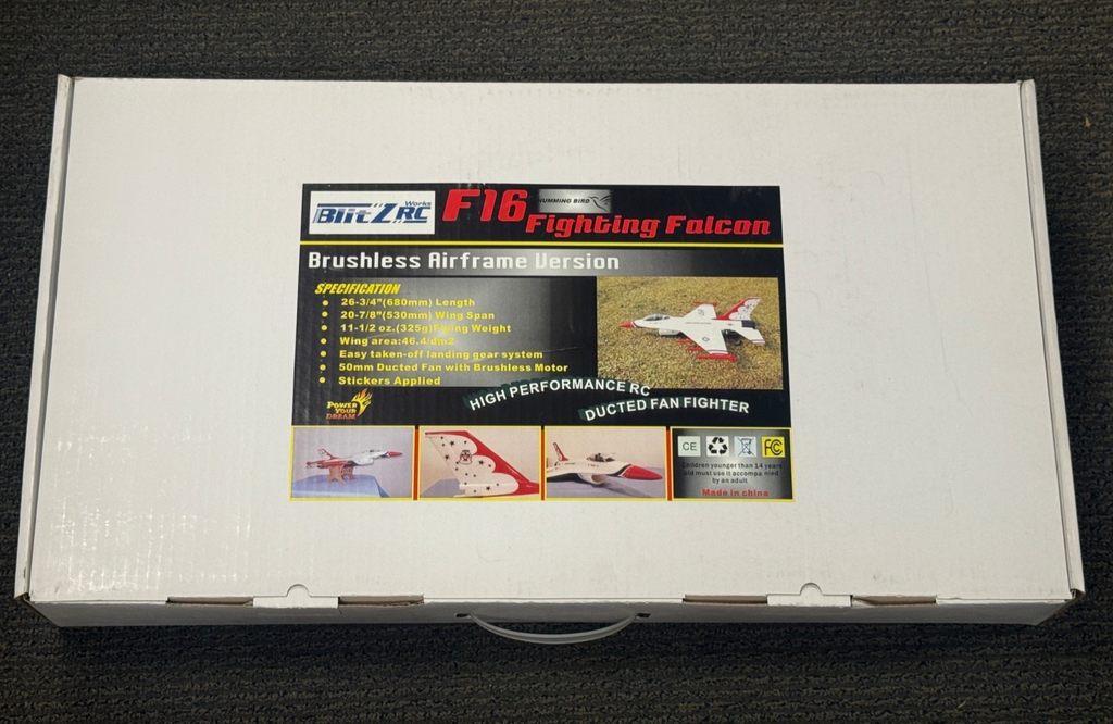 New Blitz RC F16 F-16 Fighting Falcon Brushless Replacement Airframe