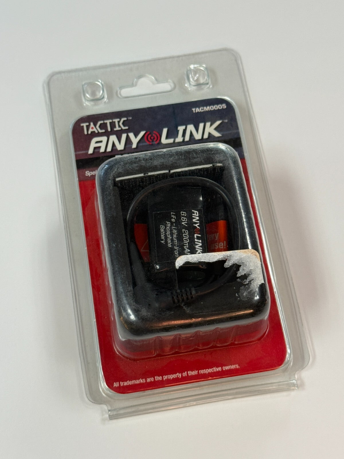 Tactic Any Link AnyLink Power Adapter for Spektrum DX4e DX5e DX7S DX8 TACM0005