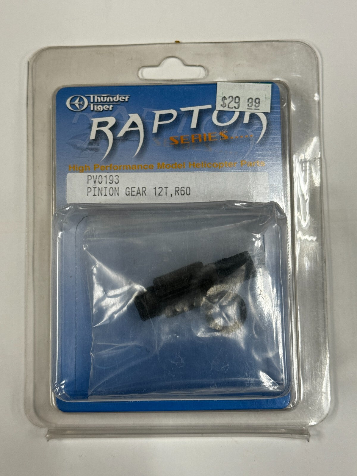New Thunder Tiger TT RC Helicopter Raptor .60 .90 60 90 Pinion Gear 12T PV0193