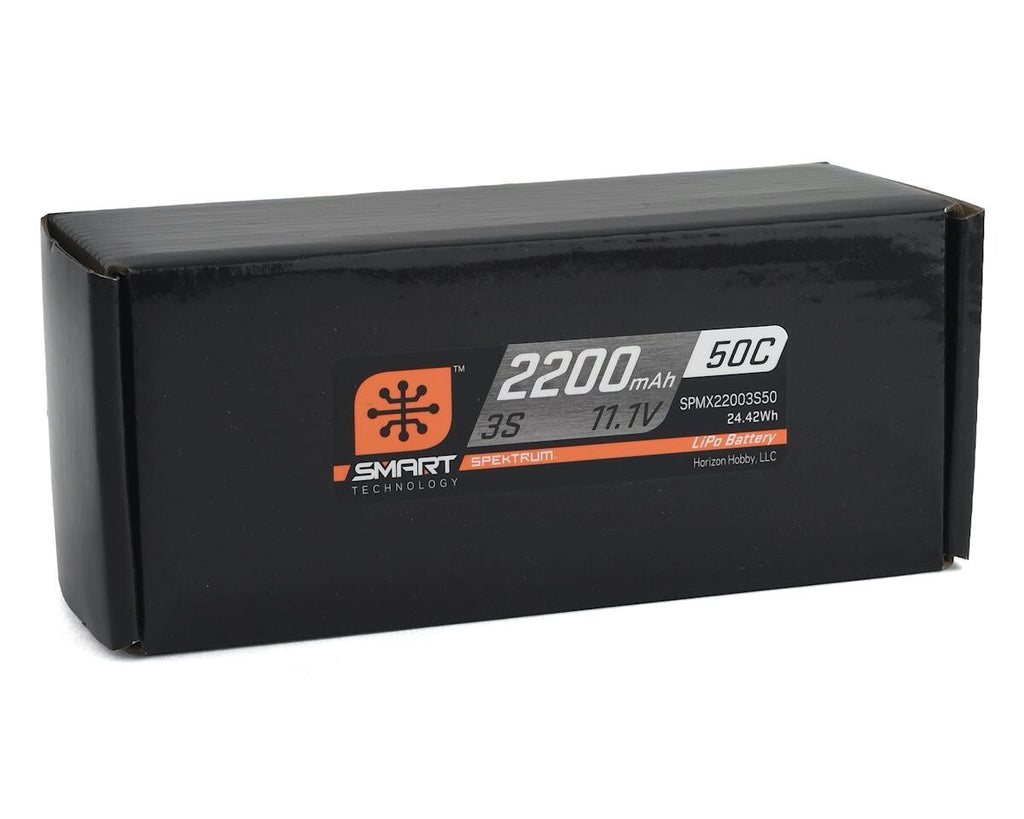 Spektrum RC 3S 11.1V 2200mAh Smart LiPo Battery Pack IC3 Connector SPMX22003S50