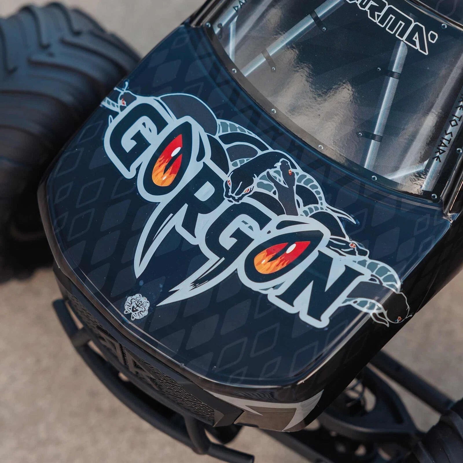 ARRMA ARA3230SKT1 1/10 Gorgon 4X2 MEGA Monster Truck Kit w/Battery & Charger