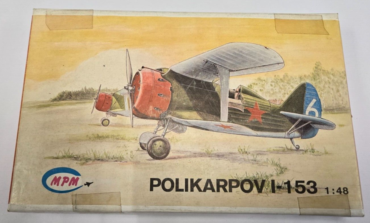 1/48 MPM Polikarpov I-153 #6007 NEW Vacuformed Model Airplane Kit 1:48 Scale