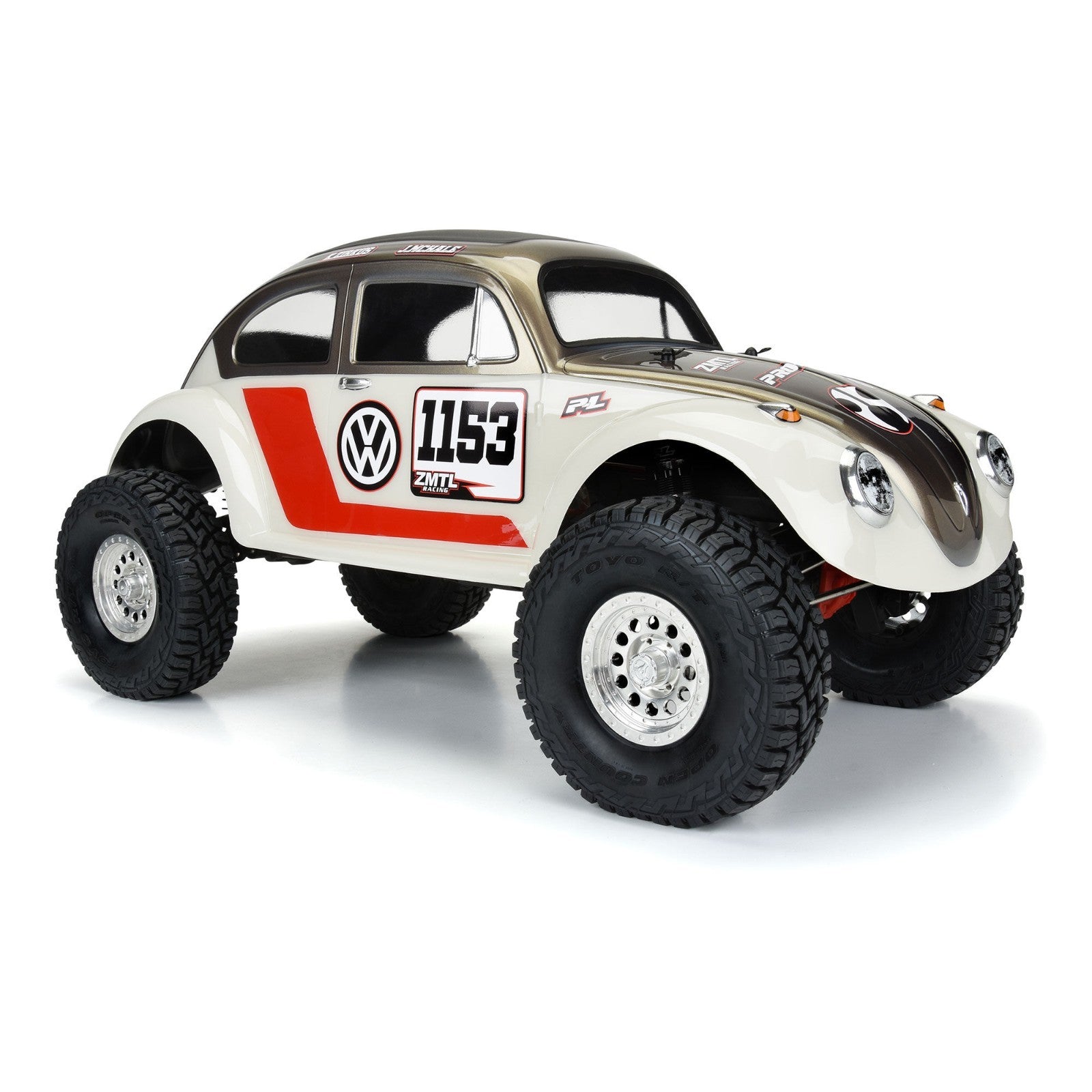 PRO359500 1/10 VOLKSWAGEN BEETLE CLR BDY 12.3" WHLBSE CRWLRS