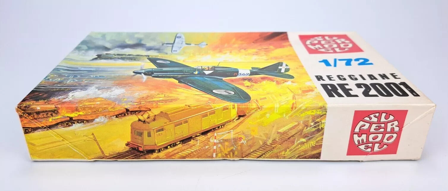 90. MISB Super Model No. 10-003 1/72 Reggiane RE 2001 Airplane Model Kit