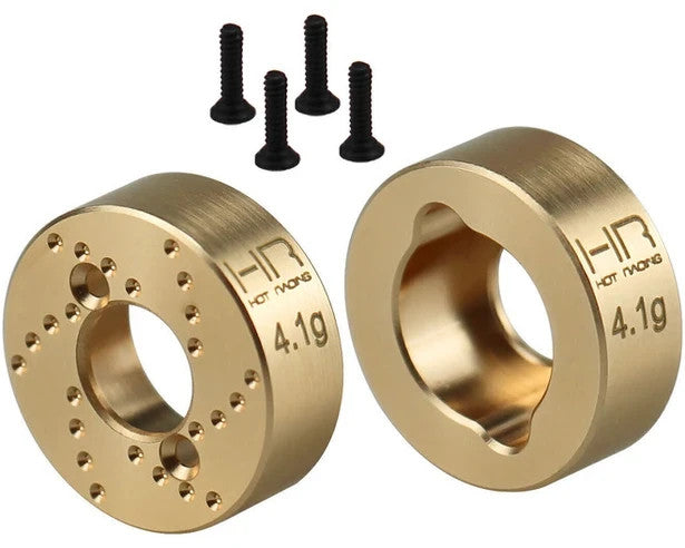 SXTY22H - Brass Rear Hub 4.1g SCX30