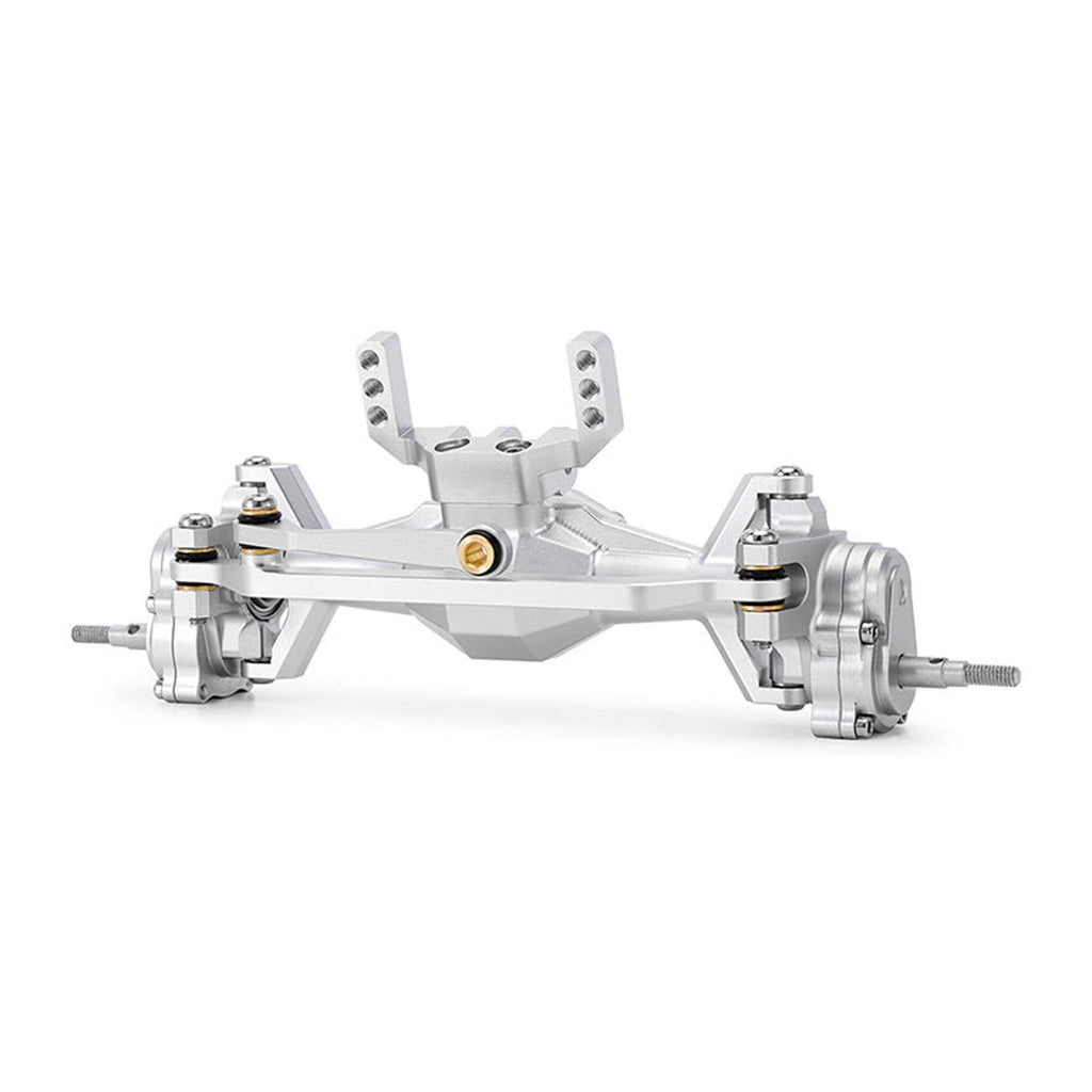 INJORA 4M-104SRFR +5mm Diamond Portal Axles Lay Down Servo TRX-4M Silver