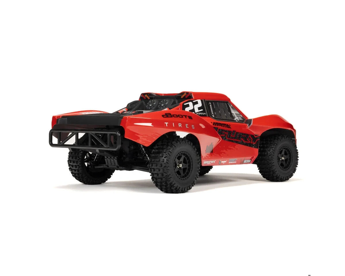 Arrma Fury 2WD MEGA 550 RTR Brushed 1/10 Off-Road Short Course Truck (Red) w/SLT