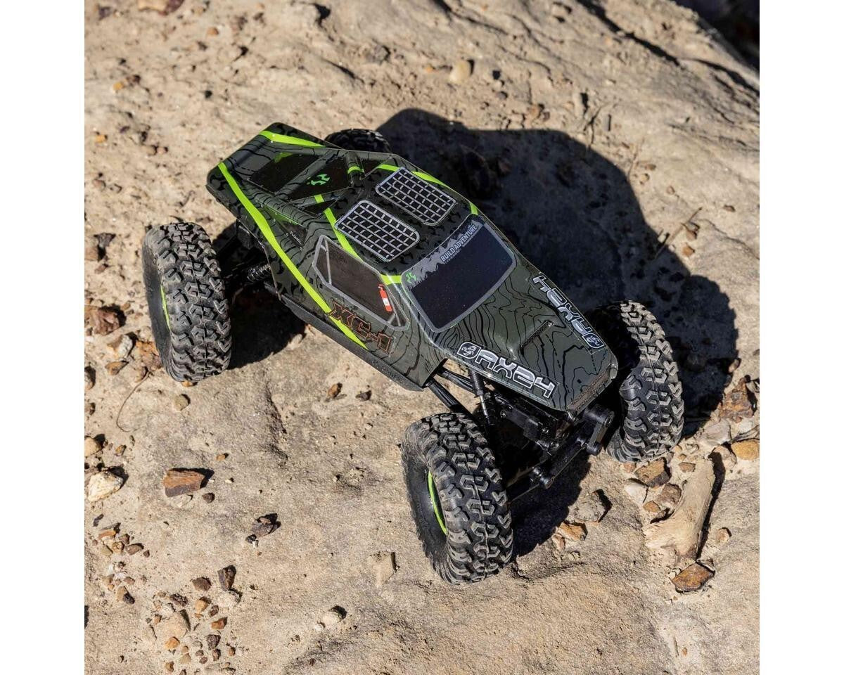Axial AX24 XC-1 XC1 1/24 Scale 4WD RTR 4WS Mini Crawler Truck Green AXI00003T1