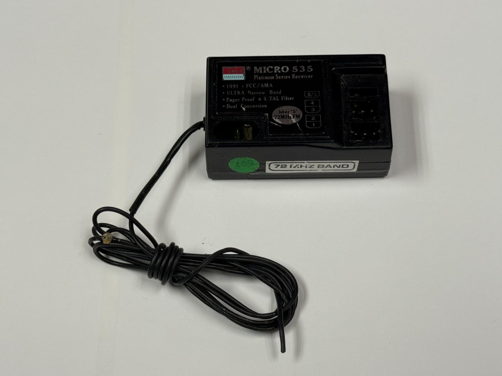 Excellent Hitec Micro 535 Negative Shift 72mhz RC Airplane Receiver Hitec