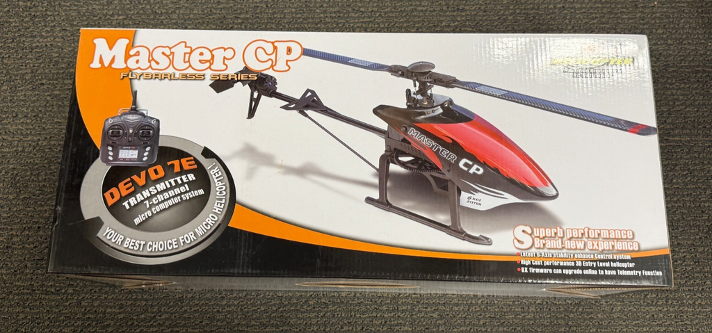 Walkera Master CP Flybarless RC Helicopter 15005009 Ready To Bind BNF New